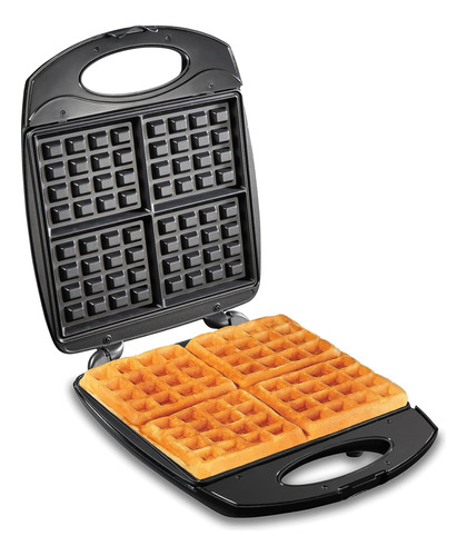 Hamilton Beach Waffle Belga Antiadherente Con Indicador Hace