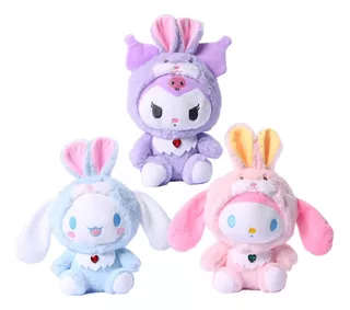 Peluche Conejito Cinnamoroll Melody Kuromi Pompompurin X1