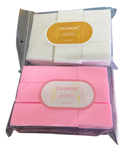Cherimoya Wipes Coldrose Para Manicura Y Pedicura Blanco