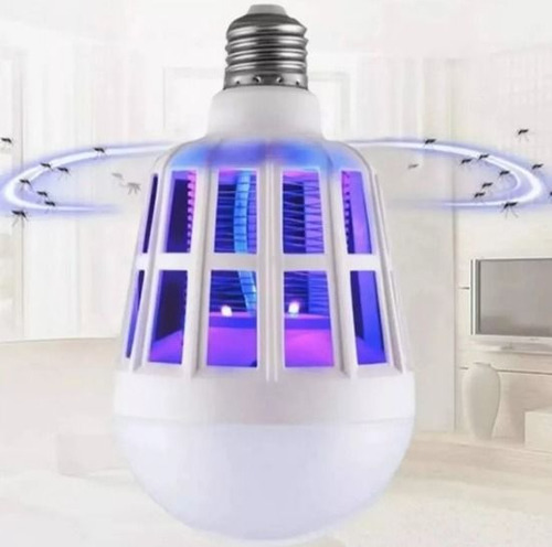 Foco Led Mata Mosquitos Insectos Lámpara Repelente 3 Modos