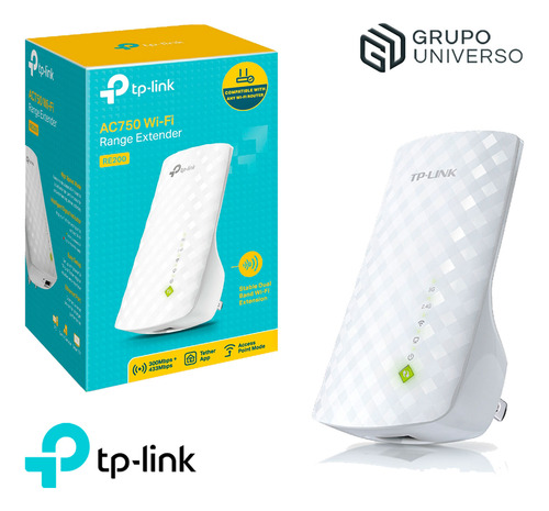 Re200 Tp-link Extensor De Señal Wi-fi 5 Ghz 2,4 Ghz Ac750