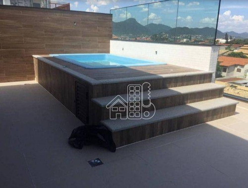 Cobertura Com 4 Dormitórios À Venda, 300 M² Por R$ 2.900.000,00 - Piratininga - Niterói/rj - Co0418