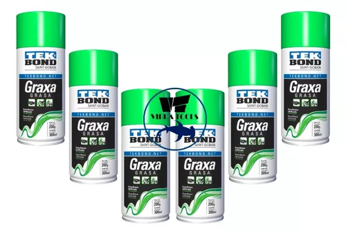 Pack 6 Grasa Líquida En Spray Multiuso Tekbond 300 Ml / 200g