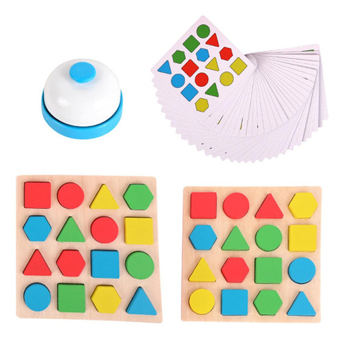 Juego De Mesa Con Forma Geométrica, Juguete Educativo Para