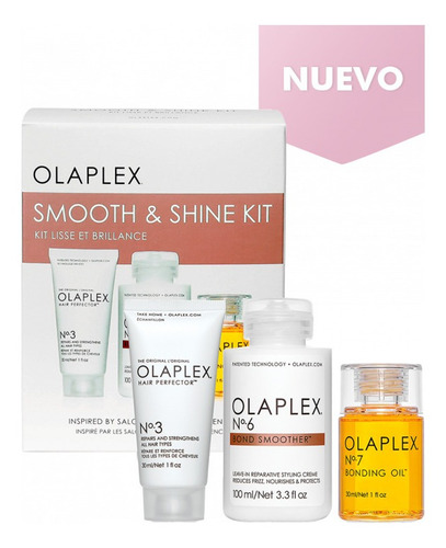 Olaplex Kit Suavidad Y Brillo Smooth And Shine + N3 Regalo