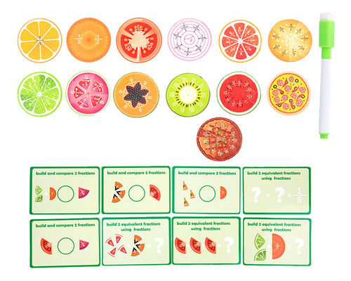 Jogos De Matemática De Frações De Frutas, Quebra-cabeça