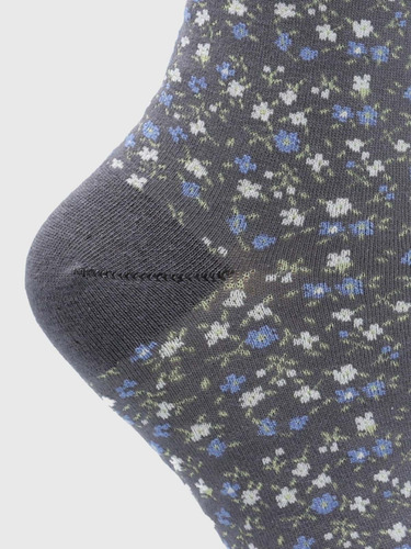 Medias Hush Puppies I25w C Cuff Allover Blue Para Dama
