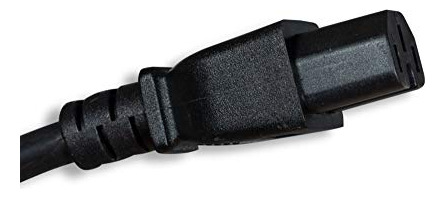 Pack De Cable De Poder Negro 6' Iec320 C15/c20 14awg