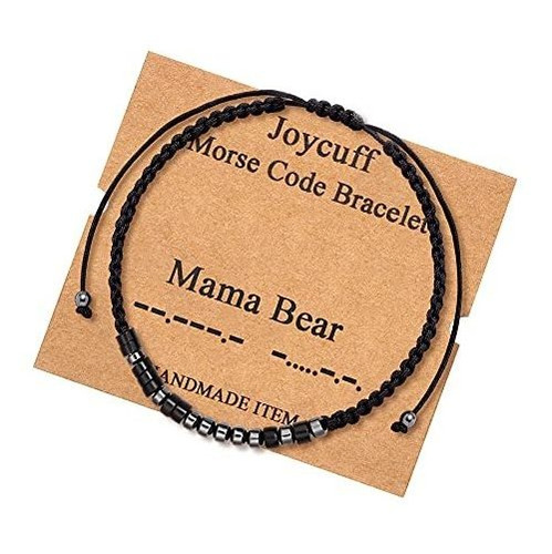 Joycuff Mama Lleva Morse Code Pulseras Para Las 5nhwe