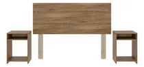 Comprar Cabecera Con 2 Veladores Brescia Natural 2 Plazas