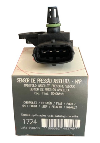 Sensor Map Cruze 1.8 16v Flex 12 13 14 Leia Descricao Ds1724