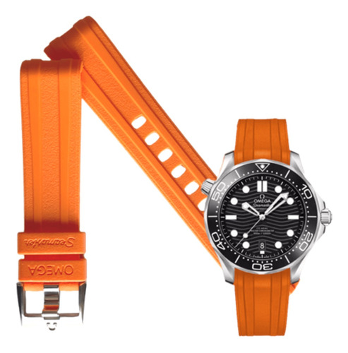 Correa Reloj Omega Seamaster 20mm Compatble Naranja