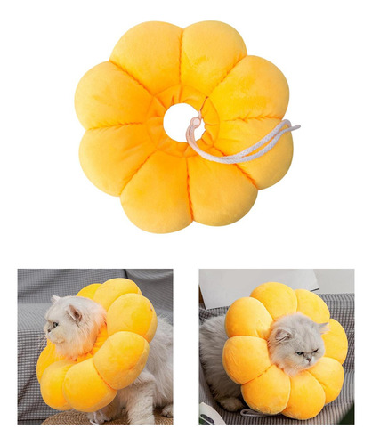 Collar Para Mascotas A Prueba De Agua Para Evitar Amarillo M