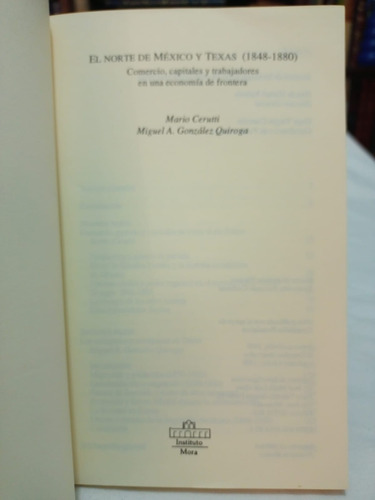 El Norte De México Y Texas 1848 - 1880 (02a2) (Usado)