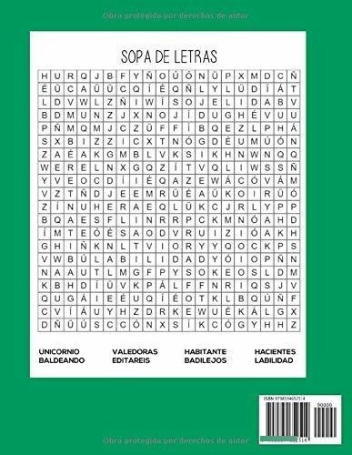 Libro De Sopa De Letras En Español Para Adultos..., De Mtz, Leonardo. Editorial Independently Published En Español