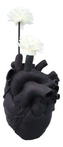 Jarrón De Corazón, Escultura De Resina, Arte Anatómico Creat
