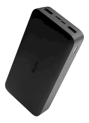 Power Bank Malubero Batería Portátil 20000mah Color Negro