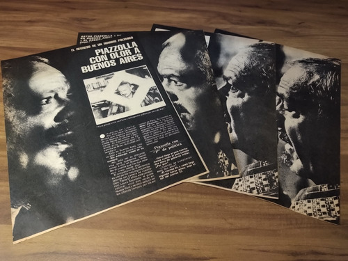 (p118) Astor Piazzolla * Recortes Revistas Clippings (1978)