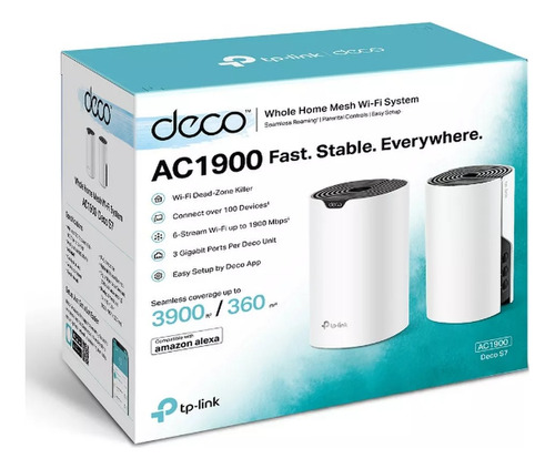 Sistema Wifi Mesh Tp-link Deco S7 Ac1900 (x2) - Electromundo