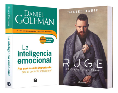 Inteligencia Emocional + Ruge Daniel Habif 2 Libros