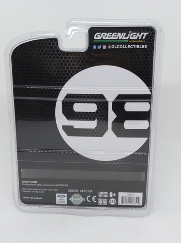 Greenlight 2021 Ford Gt Hobby Exclusive 1:64 Color Blanco