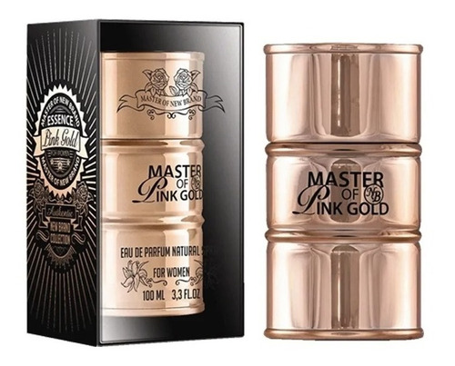 Nueva marca Essence GoldPink Gold Master Pink Gold EDT para hombre