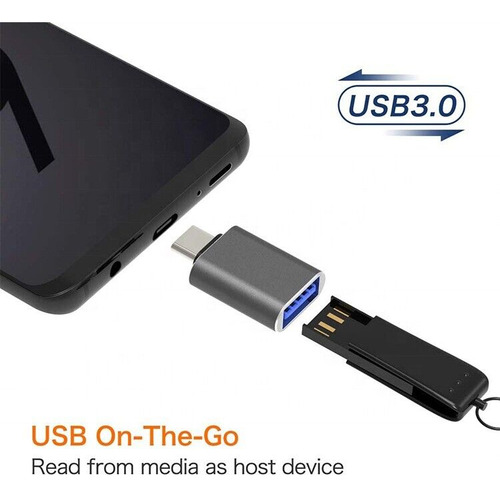 4 Un Adaptador Conversor Usb-c Tipo C Para Usb Com Garantia
