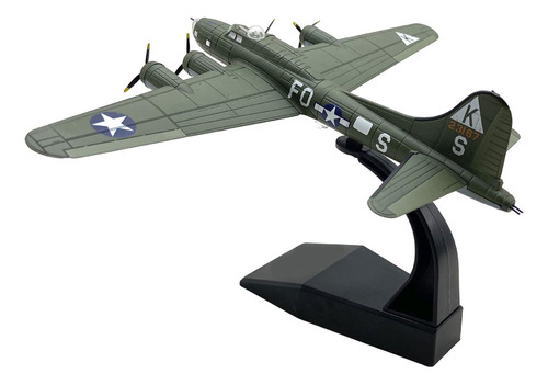 Modelo De Avión Us B 17 A Escala 1/144 Con Soporte