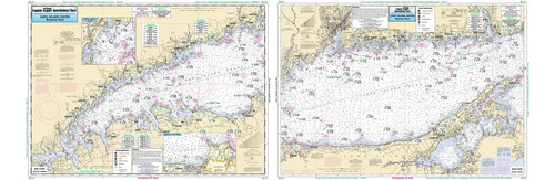 Long Island Sound  Navegacion Laminado Pesca Grafico Carta