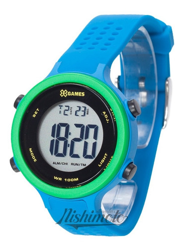 Relógio X-games Masculino Digital Xkppd079 Azul Pequeno