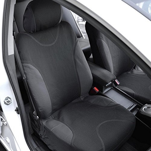 Imagen 4 de 6 de Cubiertas De Asiento De Coche Negro De Corte De Carbón De Bd