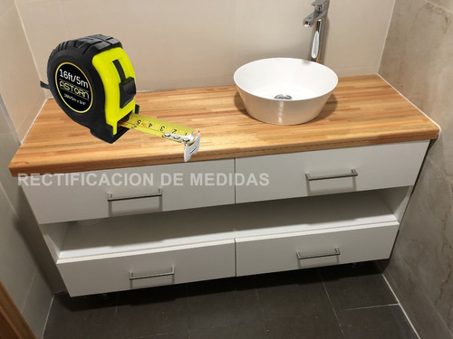 Rectificación De Medidas - Mueble De Baño A Medida Instalado