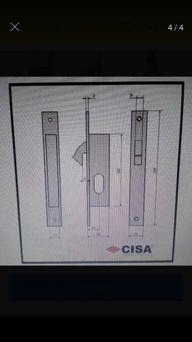 Cerradura Cisa Pico De Loro (Usado)