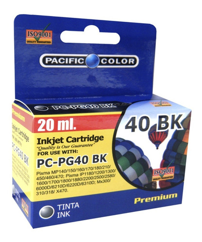 Cartucho Alternativo Pg-40 Negro 20 Ml / 01-pcpg40