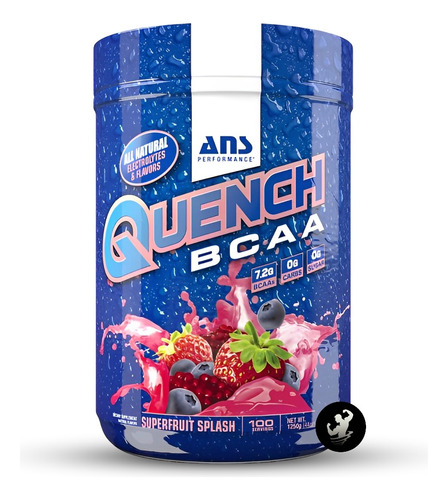 Quench Bcaa 1.25 Kg  (100 Serv) Sabor Superfruit Splash