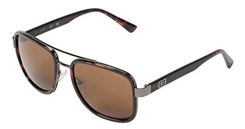 Guess 57 Mm Gf5091 La Habana Oscura/brown Talla 98k6w