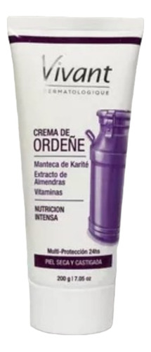 Crema De Ordeñe Vivant Con Manteca De Karité X200g