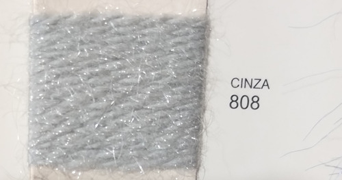 Combo Por 5 Ovillos De 40 G Pingouin Brilho Gris