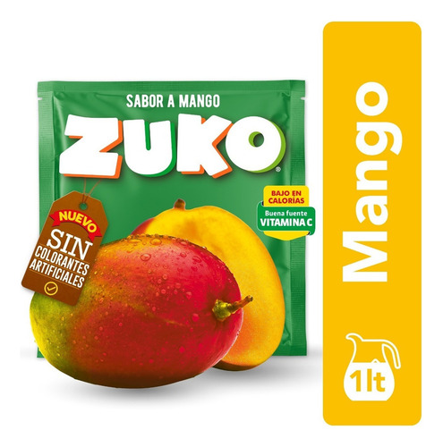 Pack 10 Sobres Jugo En Polvo Zuko 20g - Elige Tu Sabor