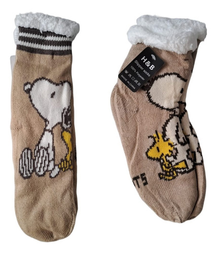 Medias Corderito De Snoopy, Super Abrigadas Para Adulto