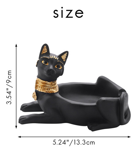 Cenicero, Estatua De La Diosa Del Gato Bastet Del Antiguo E
