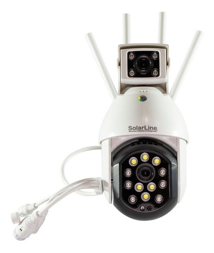 Imagen 2 de 2 de Cámara de seguridad SolarLine 9020 Domo con resolución de 2MP visión nocturna incluida blanca