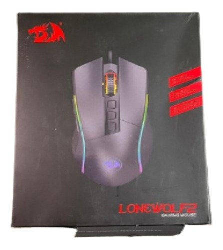 Mouse Gamer De Juego Redragon  Lonewolf 2 M721-pro Negro (Reacondicionado)
