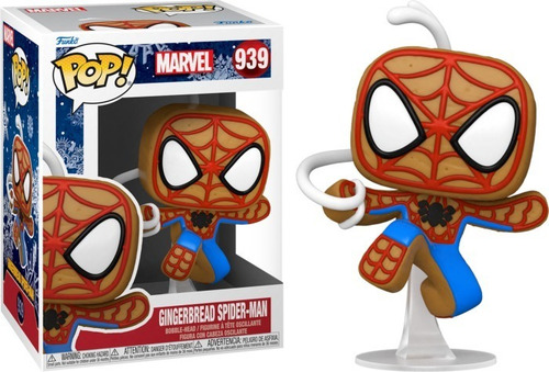 Funko Pop Galleta Jengibre Navidad Marvel Spiderman Original