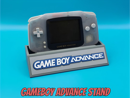 Soporte Para Cartuchos Game Boy Advance + Base Para Consola (Usado)
