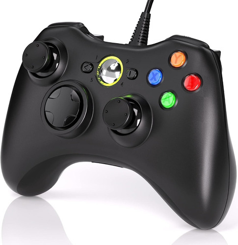 Imagen 1 de 4 de Joystick Con Cable Usb 2m Compatible Con Xbox 360 Pc Gamer