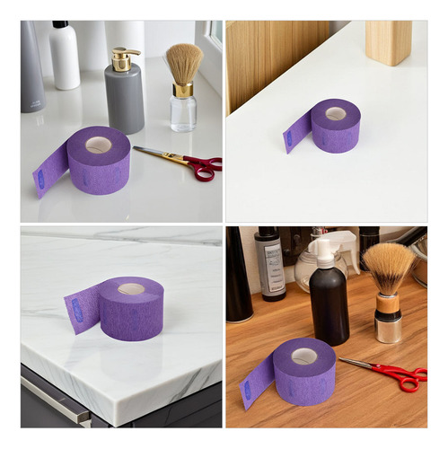 2 Rollos De Tiras Desechables Para Cubrir El Cuello Para Pel