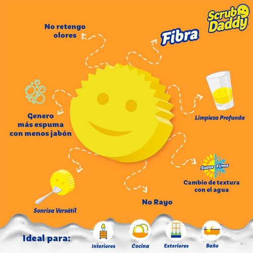 Scrub Daddy Modelo Scrub Daddy Fibra 1 Pza
