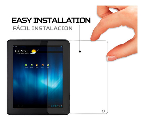 Protector Mica Pantalla Para Tablet Primux Ciclon 9.7