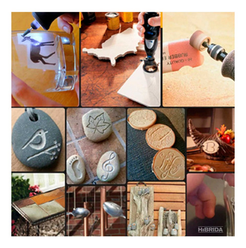 Mini Grinder Total 20v Accesorios Multiuso Inalámbrico 40pzs